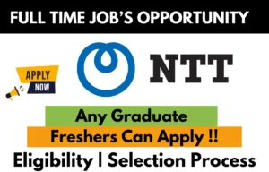 NTT DATA Recruitment Drive 2026
