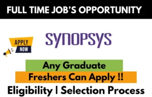 Synopsys Recruitment Drive 2026