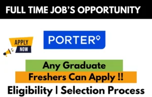 Porter Recruitment Drive 2026