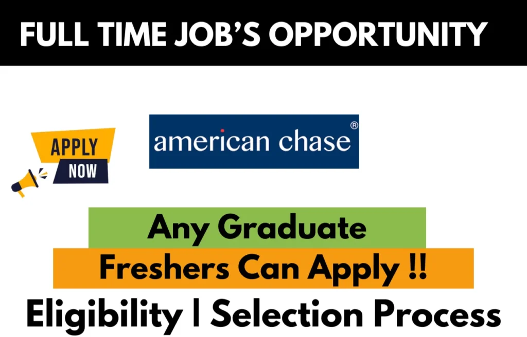 American Chase Recruitment Drive 2026
