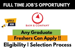 Bain & Company Recruitment Drive 2026