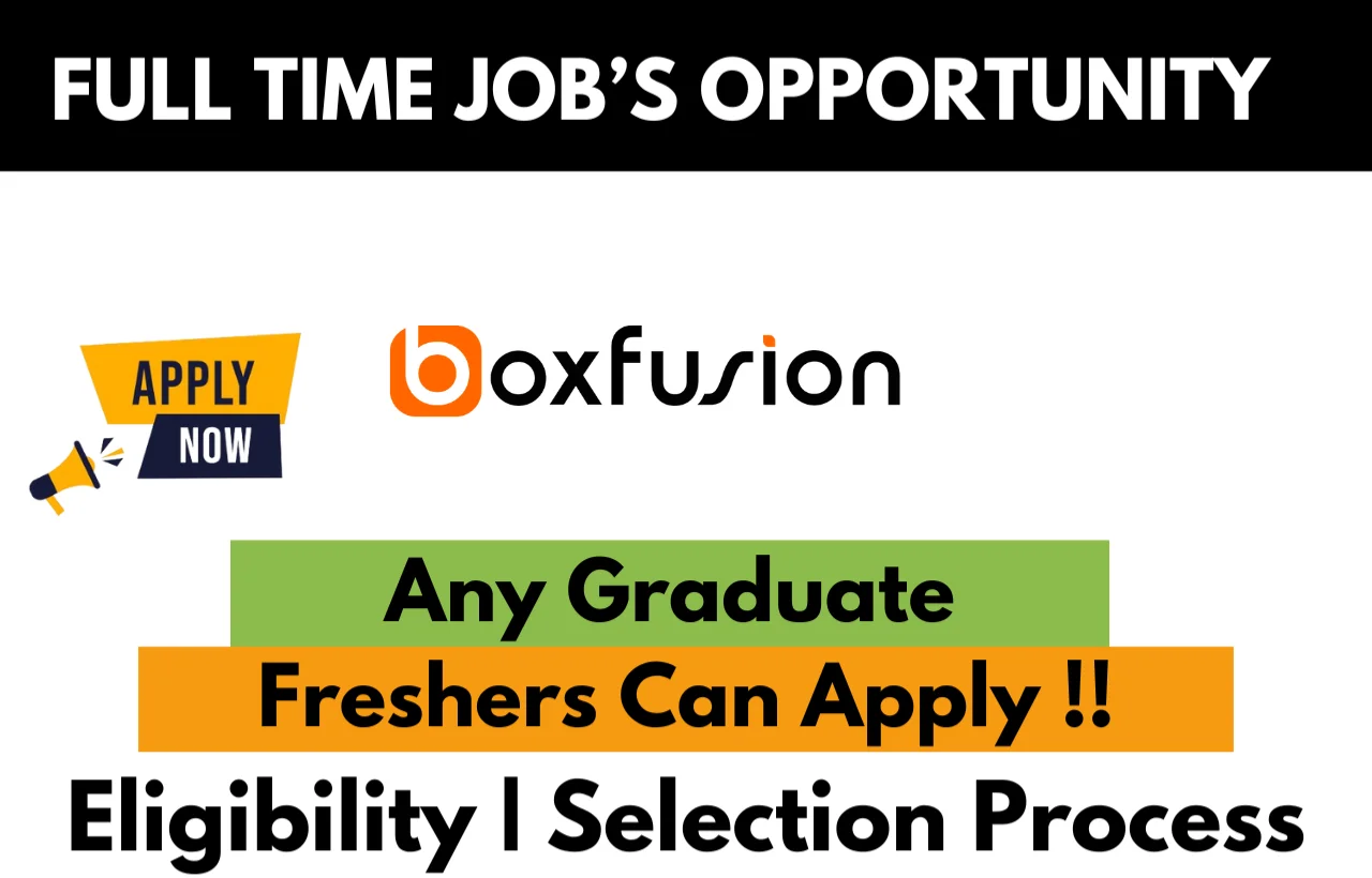 Boxfusion Recruitment Drive 2026