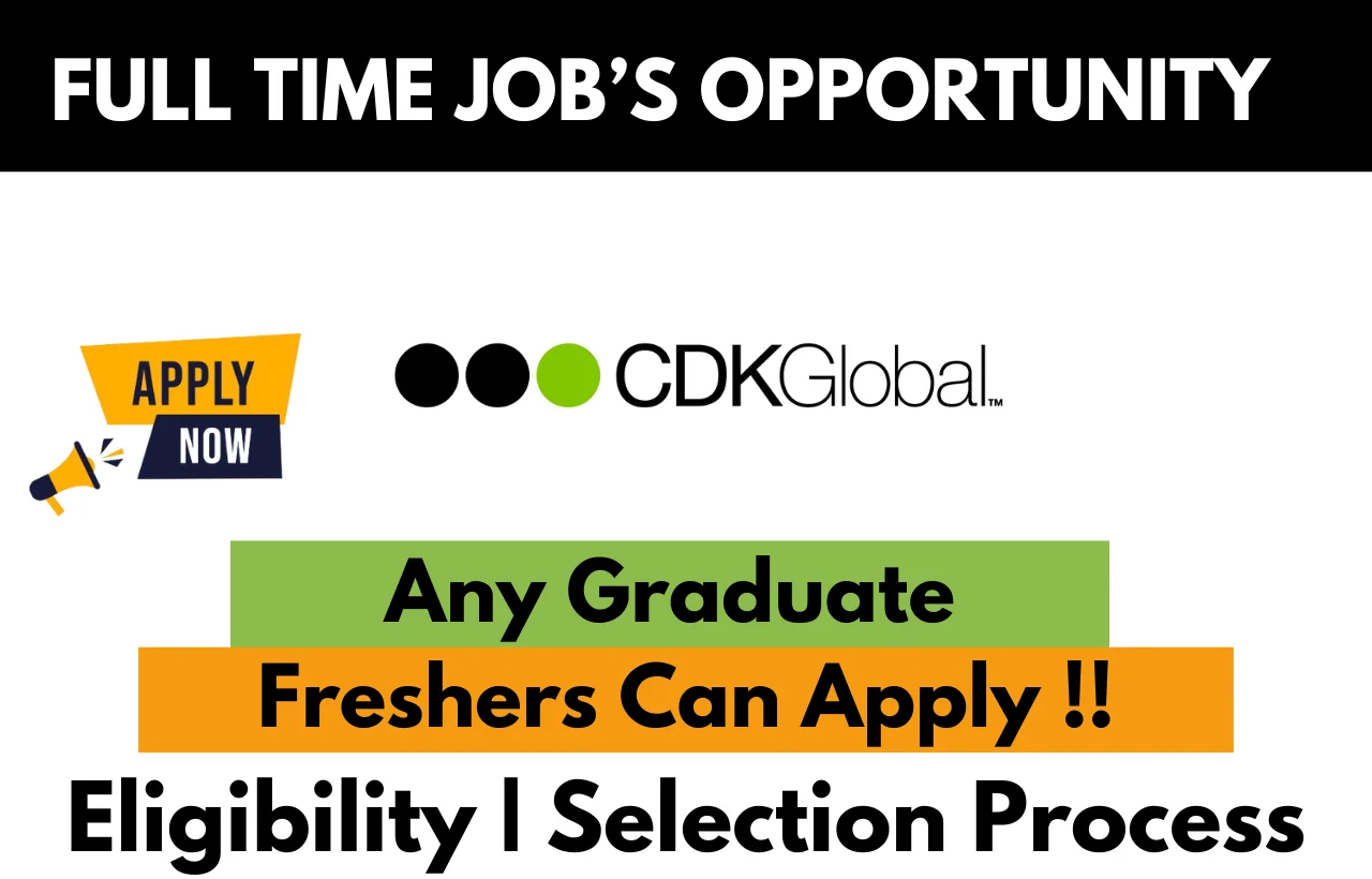 CDK Global Recruitment Drive 2026
