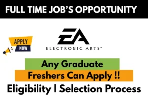 Electronic Arts Recruitment Drive 2026