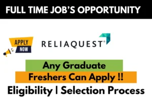 ReliaQuest Recruitment Drive 2026