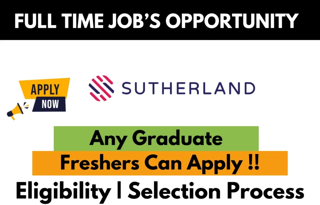 Sutherland Recruitment Drive 2026