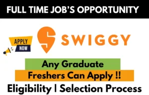 Swiggy Recruitment Drive 2026