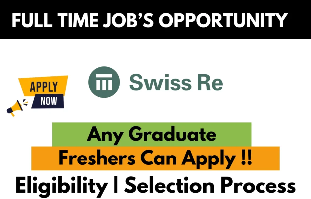 Swiss Re Recruitment Drive 2026