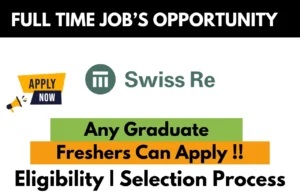 Swiss Re Recruitment Drive 2026