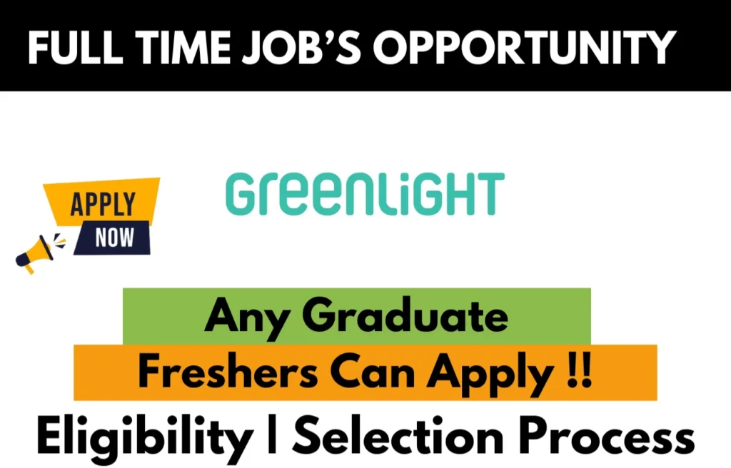 Greenlight Recruitment Drive 2026