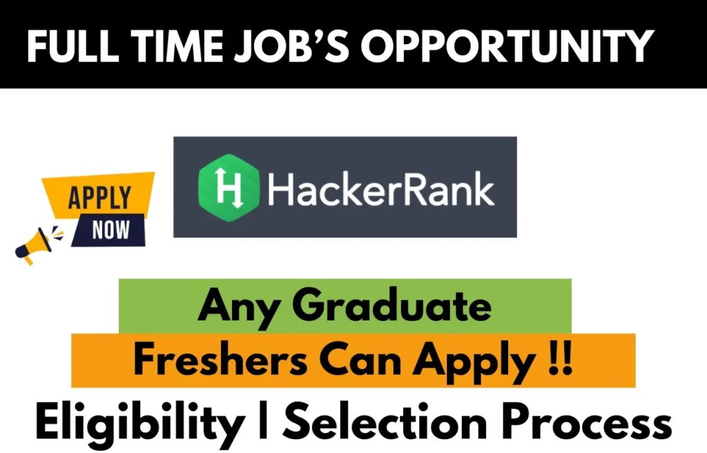 HackerRank Recruitment Drive 2026