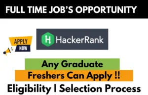 HackerRank Recruitment Drive 2026