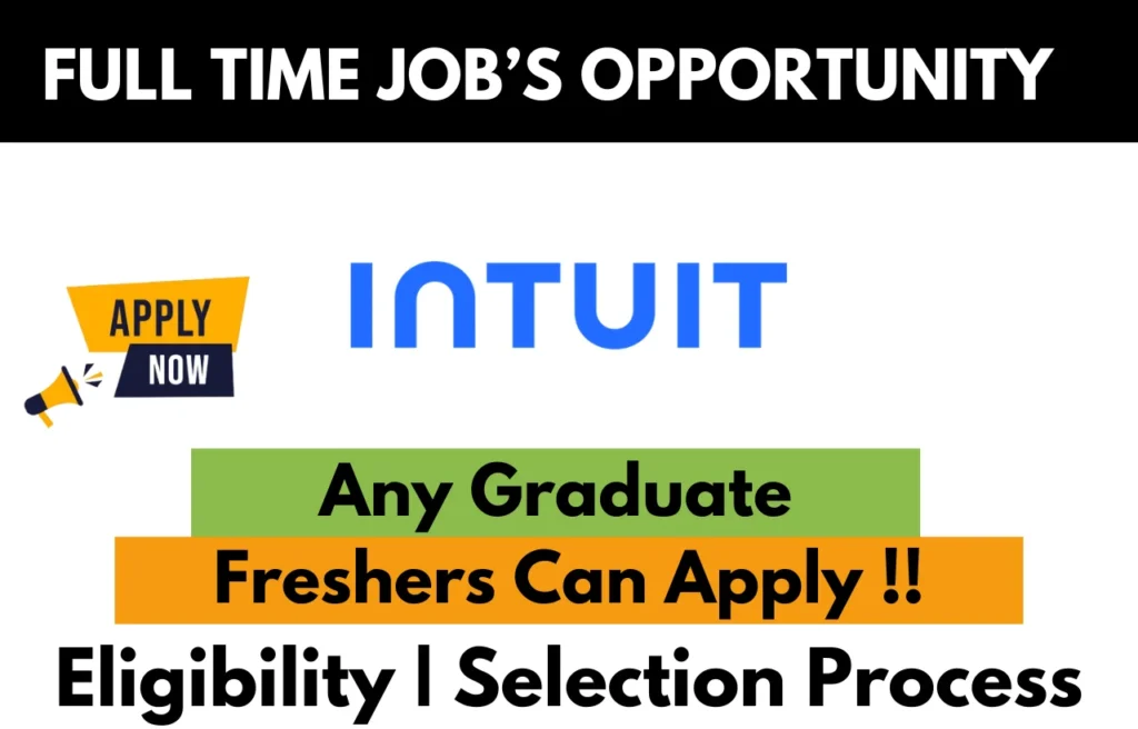 Intuit Recruitment Drive 2026