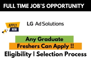 LG Ad Solutions Recruitment Drive 2026