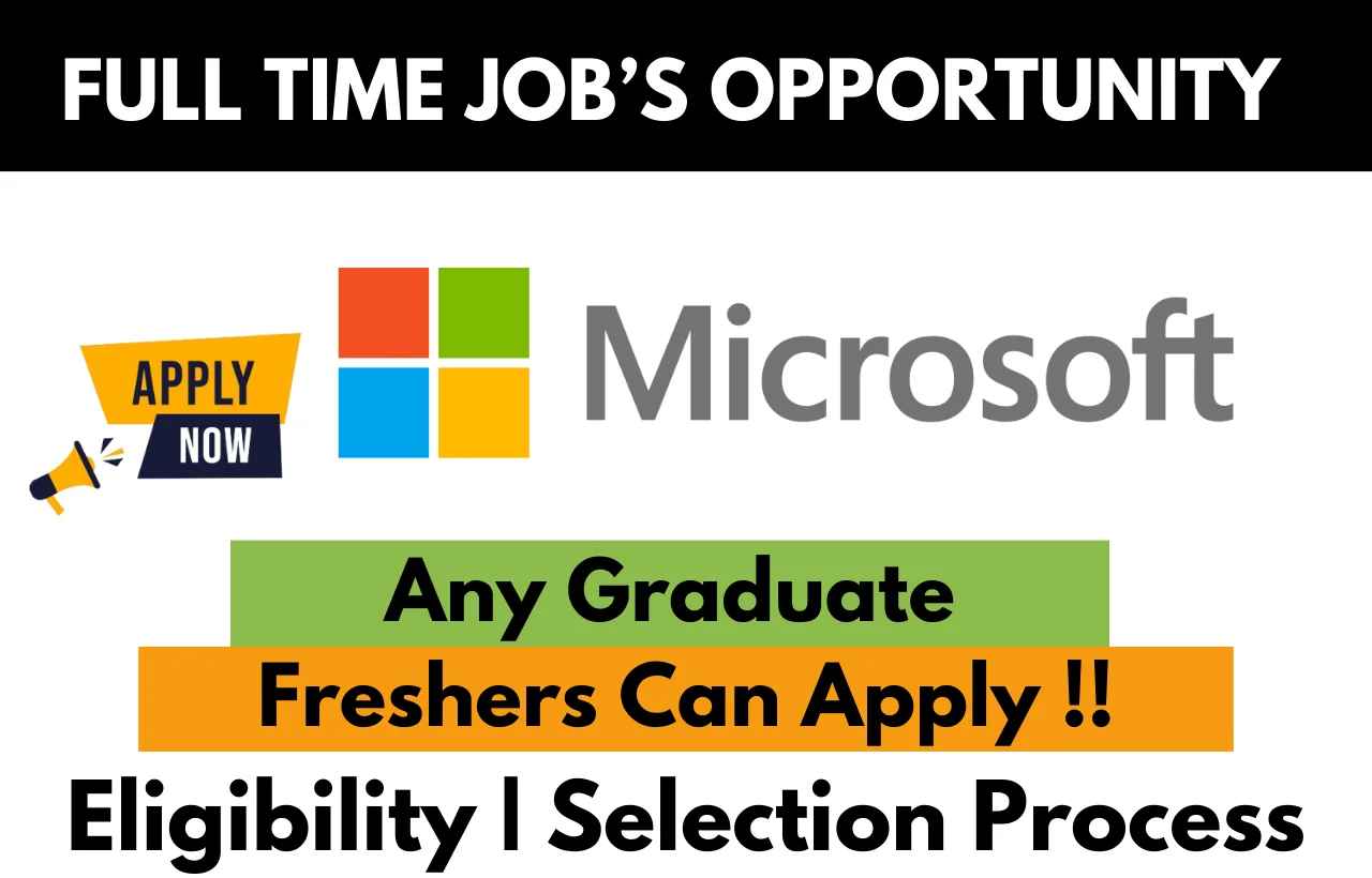 Microsoft Recruitment Drive 2026