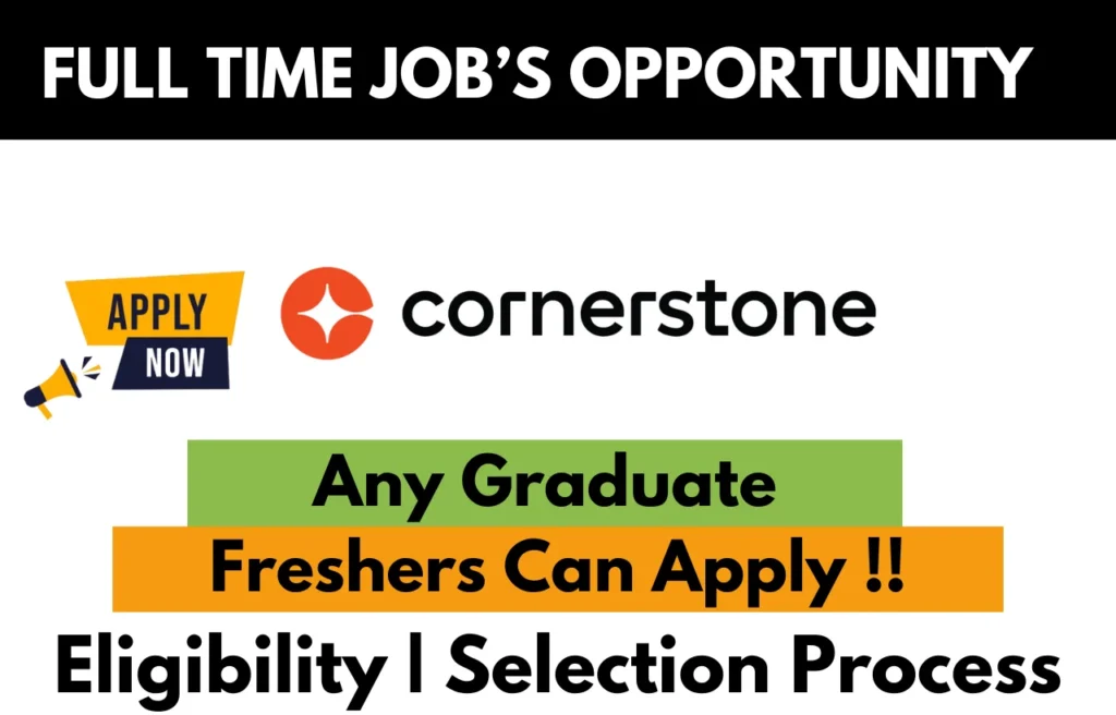 Cornerstone Recruitment Drive 2026