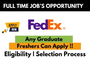 FedEx Recruitment Drive 2026